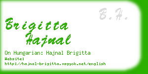 brigitta hajnal business card